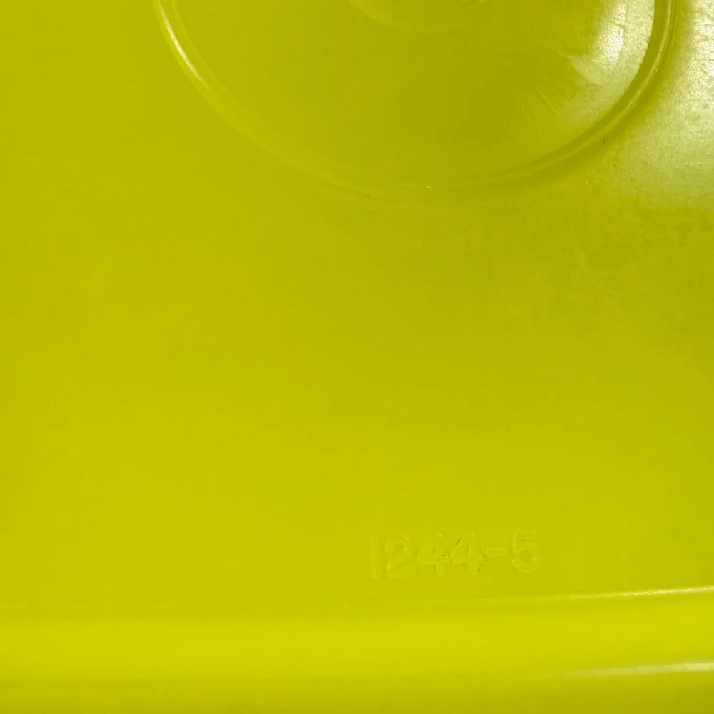 Tupperware Vintage Yellow Square Food Storage Container Lid 1244-5 Retro 5.5